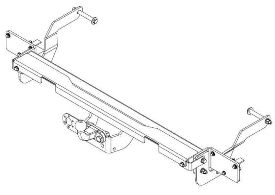 Фаркоп для Citroen Jumper III 2006- съемный крюк на двух болтах 2000кг Автос