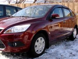 Дефлекторы окон (ветровики) Ford Focus 2 HB 2005-2010 (Форд Фокус) SIM